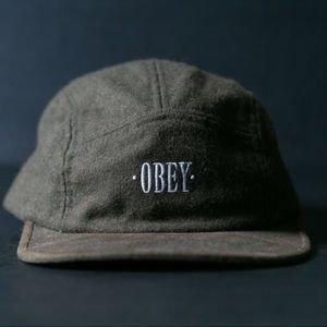 5 panel hat by Obey